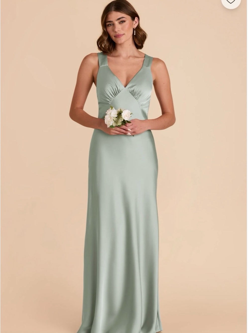 Birdy Grey Veronica Dress - Matte Satin Sage